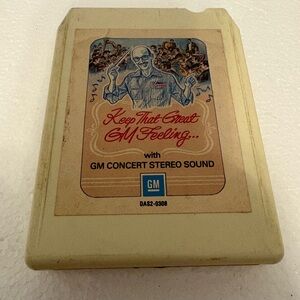 GM 1978 Concert Stereo Sound - 8 Track Tape - New Pad and Splice untested